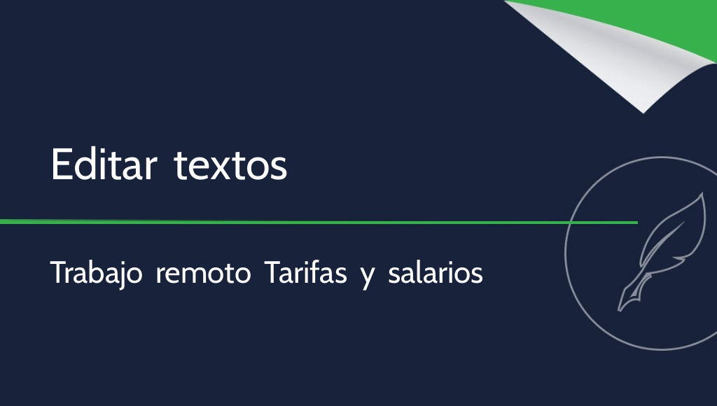 Editar textos: ¿es un trabajo rentable?
