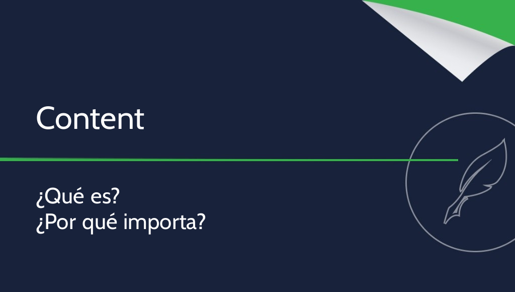 Content: ¿qué es?