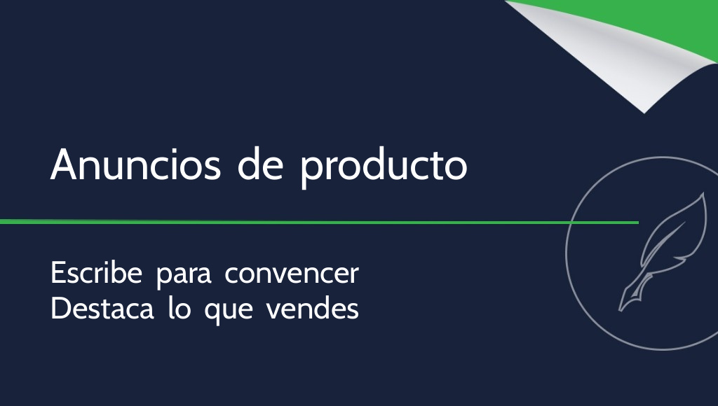 ¿Cómo escribir un anuncio de producto?
